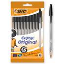 10ct BIC Cristal Pen Black - Tiger Feet Ireland