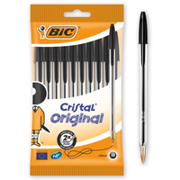 10ct BIC Cristal Pen Black - Tiger Feet Ireland