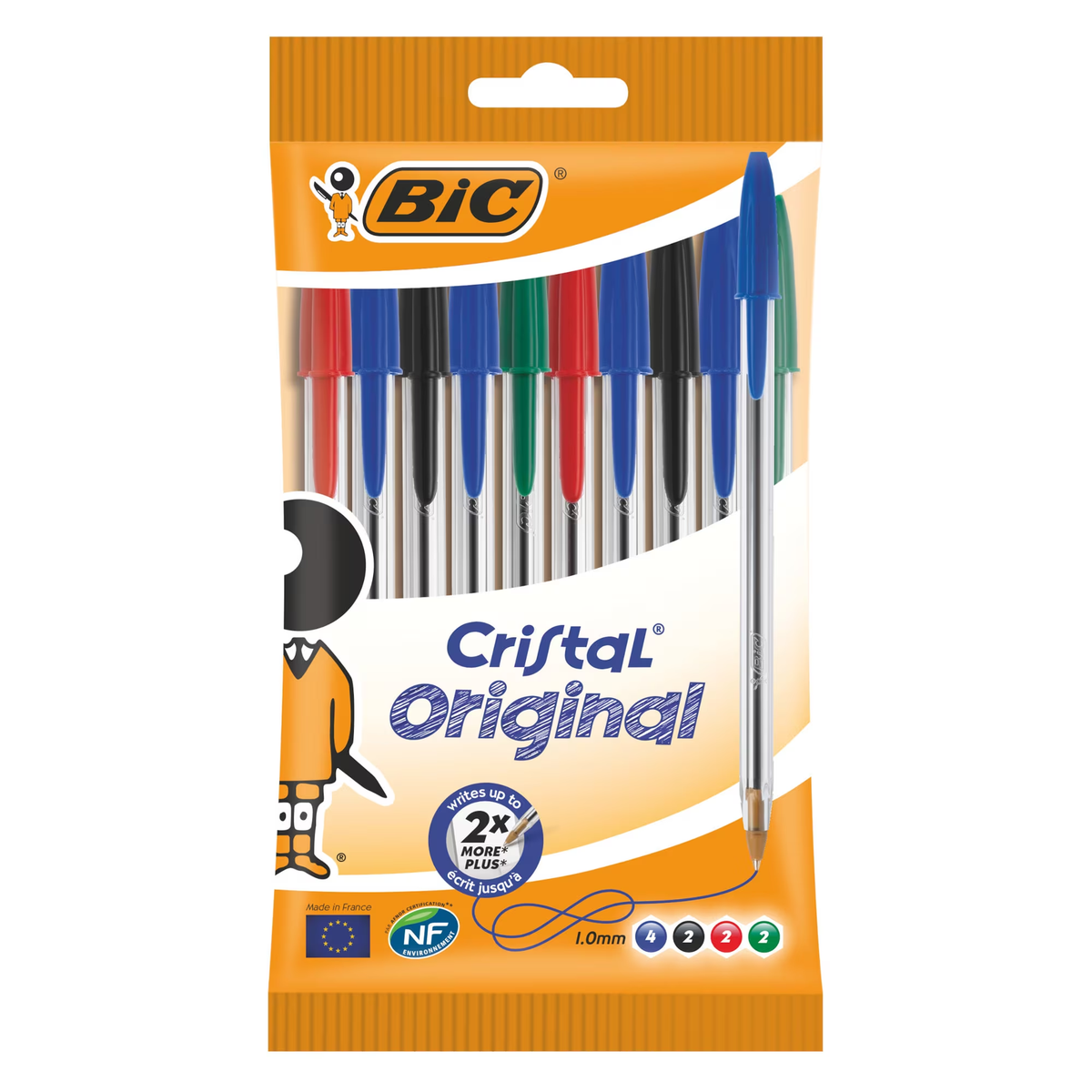 10ct BIC Cristal Pen Assorted - Tiger Feet Ireland
