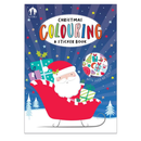 Christmas Colouring & Sticker Book 6pk