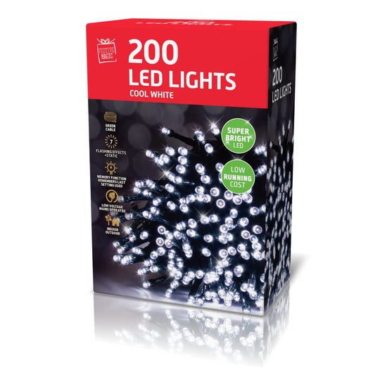 LED Lights 200 Cool White