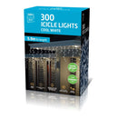 LED Icicle Lights 300 White