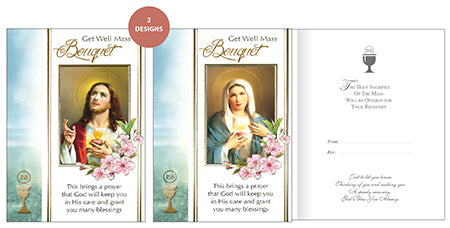 6pk Cards C25 Get Well Mass Bouquet - Tiger Feet Ireland