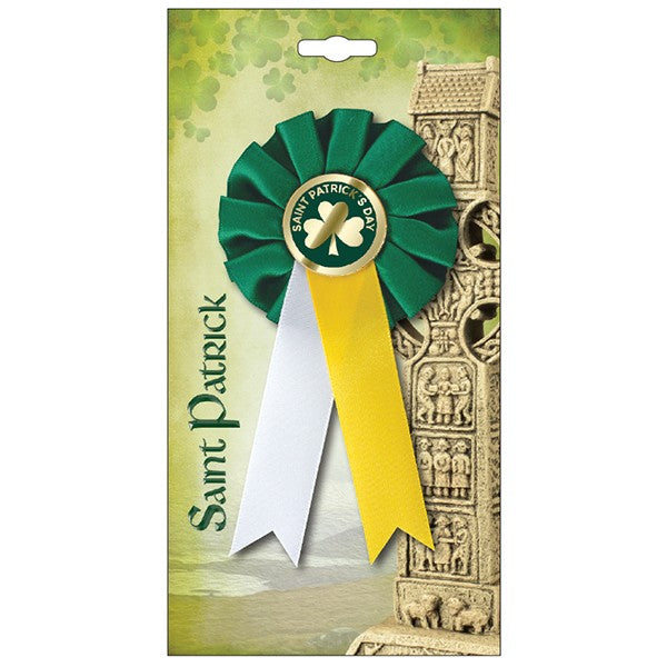 6pk Rosette With Shamrock Image St. Patrick's Day - Tiger Feet Ireland