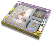 Communion Gift Set Hardback Book/Rosary/Necklet - Tiger Feet Ireland