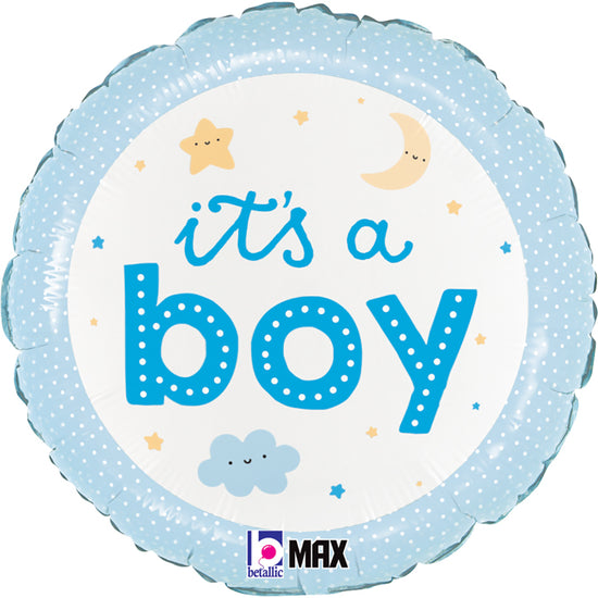 Foil Balloon 18" Round It's A Boy