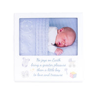Hello Baby Verse Frame 6"x4" Baby Boy - Tiger Feet Ireland