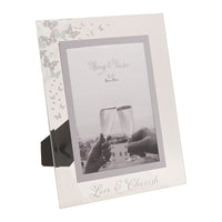 Glass Frame 5x7" Butterflies - Tiger Feet Ireland