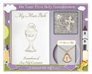 Communion Gift Set Hardback Book/Rosary/Necklet - Tiger Feet Ireland