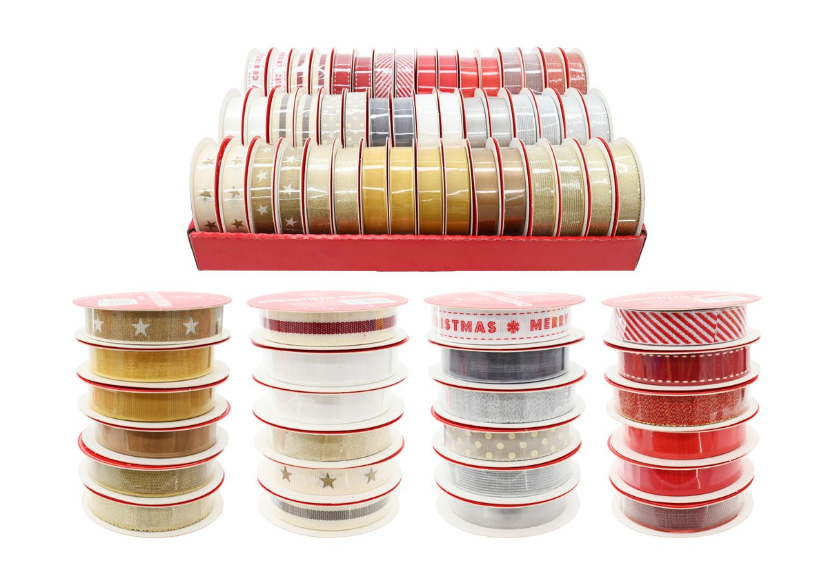 Christmas Luxury Ribbon 16Mm X 3M