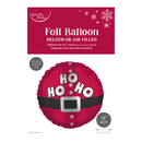 Foil Blln 18" Santa Hoho Foil Balloon - Tiger Feet Ireland