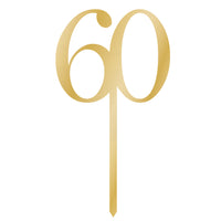 Classic Celebration 60th Cake Topper - Tiger Feet Ireland