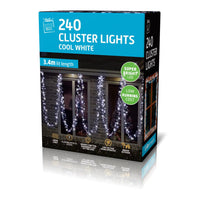 LED Cluster Lights 240 White