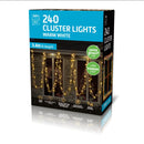 LED Cluster Lights 240 Warm White
