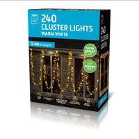 LED Cluster Lights 240 Warm White
