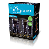 LED Cluster Lights 720 White