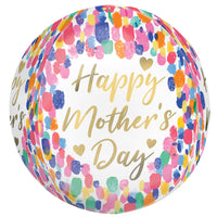 Foil Balloon MD Orbz Colorful Watercolor - Tiger Feet Ireland