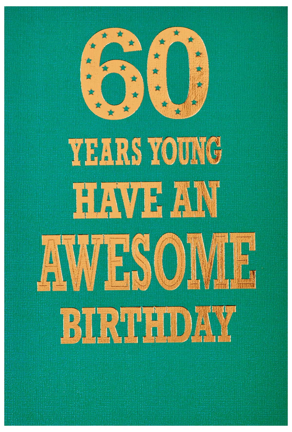 6pk Cards C50 Birthday Age 60 - Tiger Feet Ireland