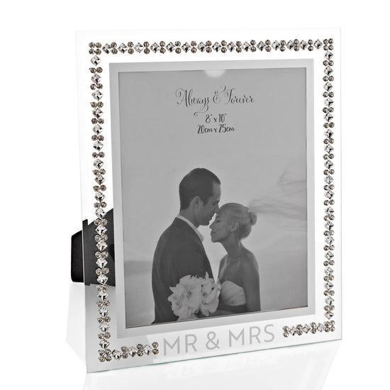 Frame 8x10in Always&Forever Cryst Border