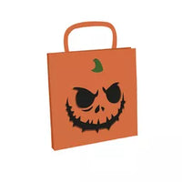 Halloween Pumpkin Felt Treat Bag 20x20cm - Tiger Feet Ireland