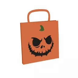 Halloween Pumpkin Felt Treat Bag 20x20cm - Tiger Feet Ireland