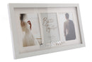 Photo Frame Triple 4"x6" Mr&Mrs - Tiger Feet Ireland