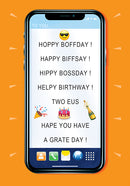 6pk Cards C50 Birthday Open - Tiger Feet Ireland