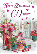 6pk Cards C75 Birthday Age 60 - Tiger Feet Ireland