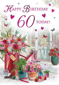 6pk Cards C75 Birthday Age 60 - Tiger Feet Ireland