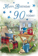 6pk Cards C75 Birthday Age 90 - Tiger Feet Ireland