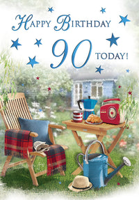 6pk Cards C75 Birthday Age 90 - Tiger Feet Ireland