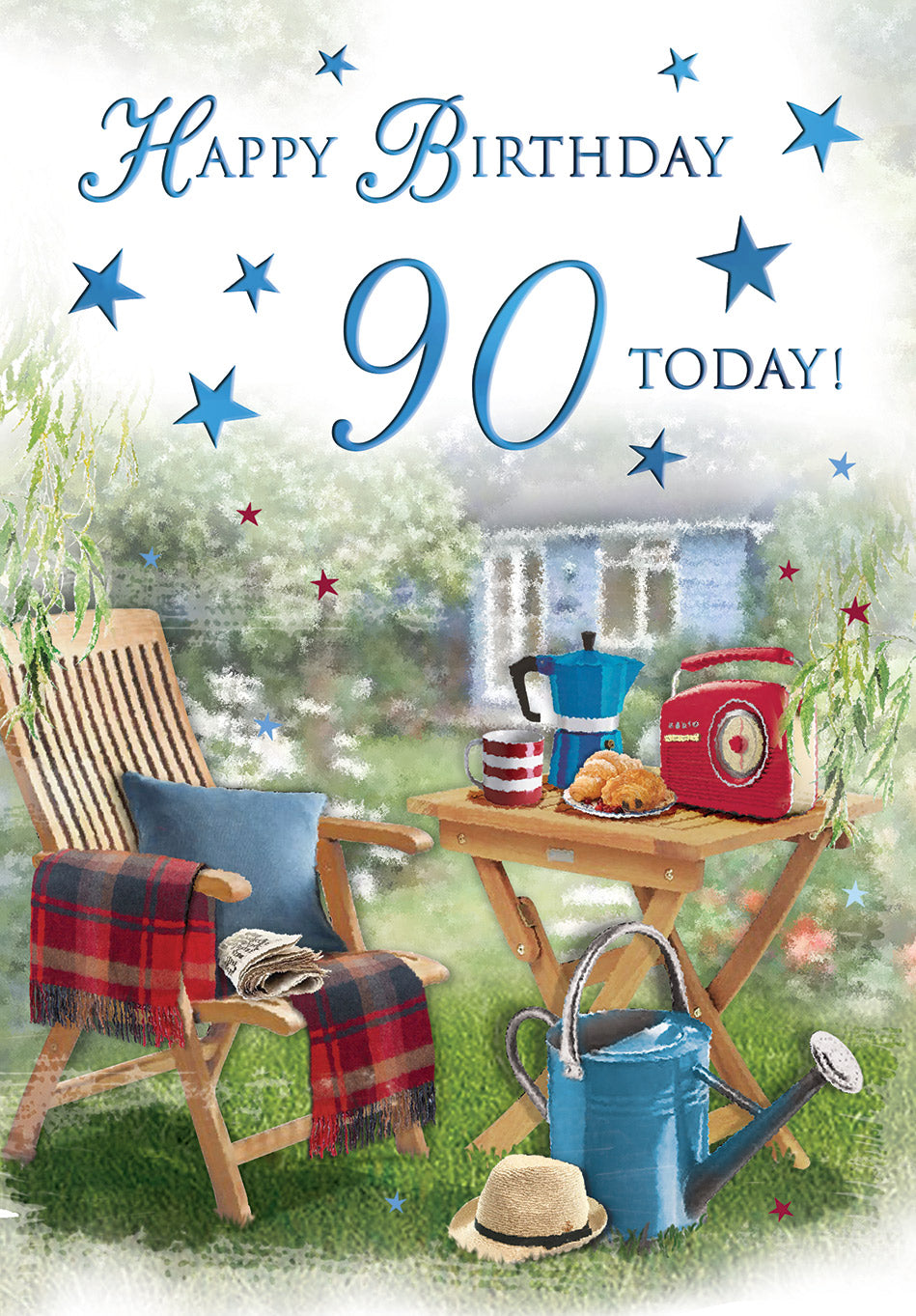 6pk Cards C75 Birthday Age 90 - Tiger Feet Ireland