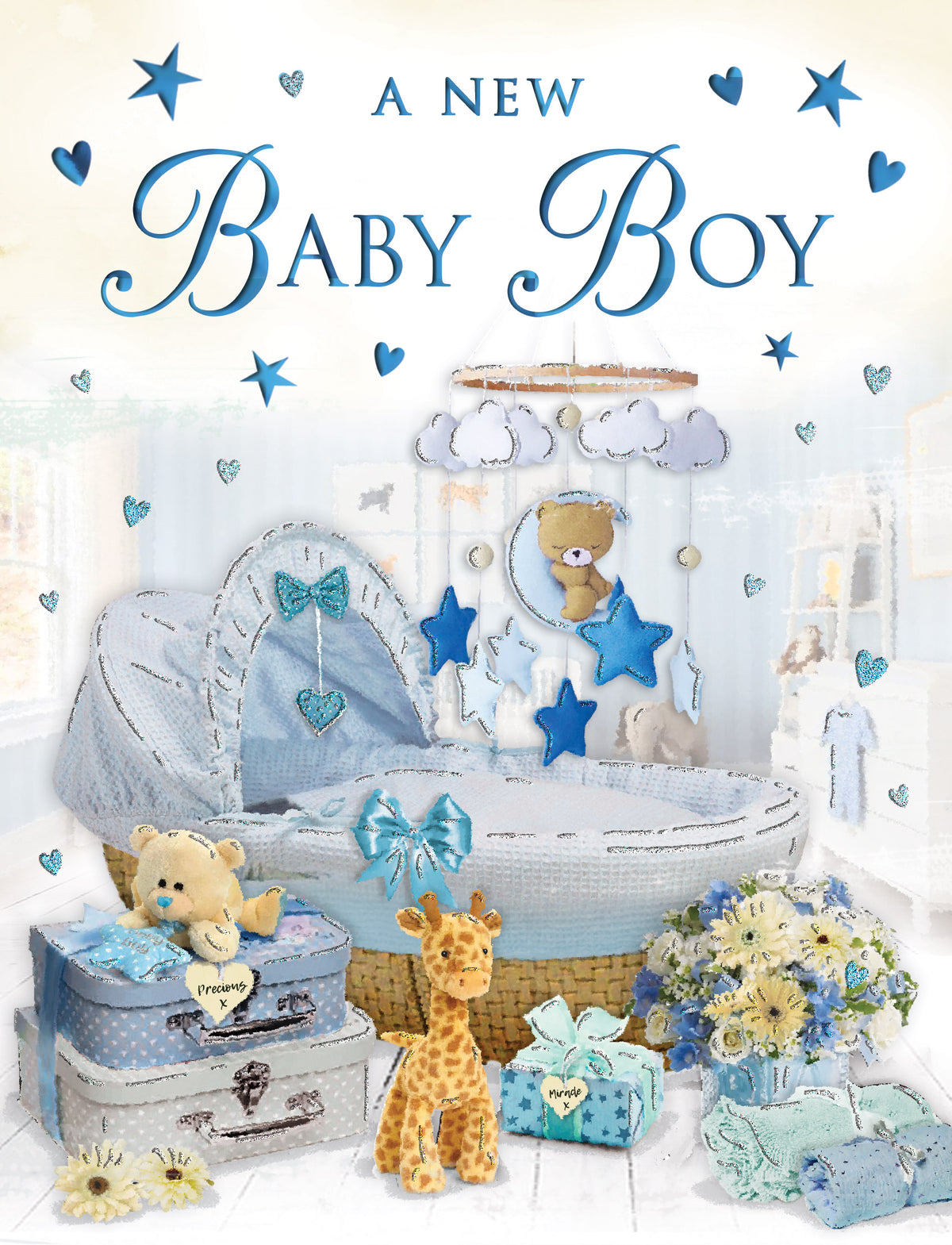 6pk Cards C50 Birth Boy - Tiger Feet Ireland