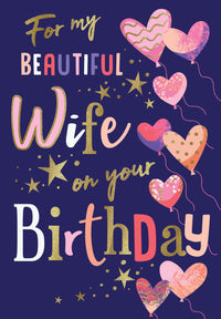 6pk Cards C75 Birthday Wife - Tiger Feet Ireland
