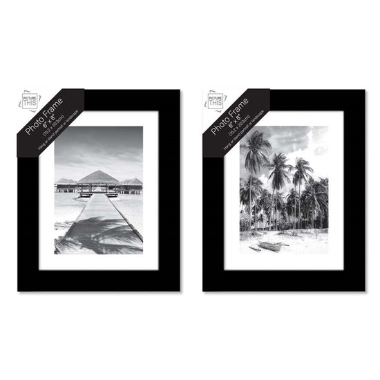 Photo Frame Black Basic 6x8in