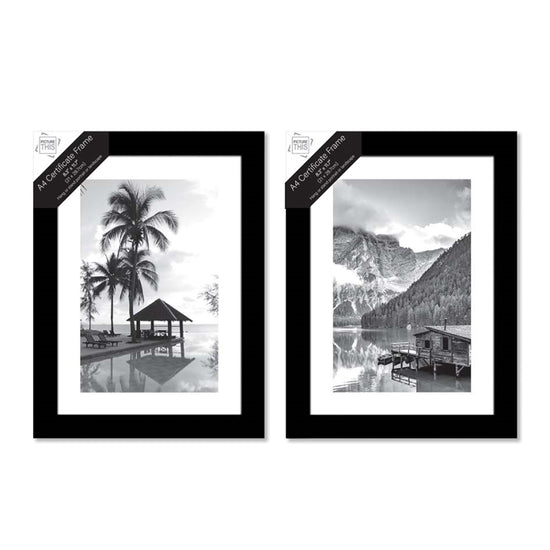 Photo Frame A4 Black Basic