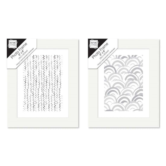 Photo Frame White Basic 6x8in