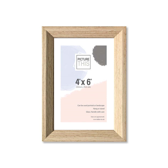 Photo Frame Wood Effect 4x6in