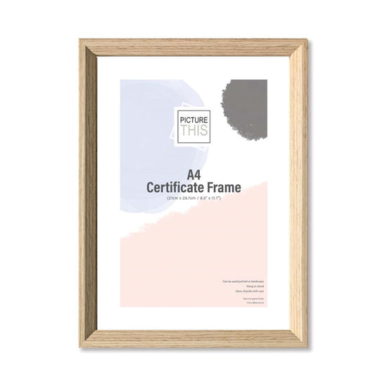 Photo Frame Wood Effect A4