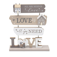 Standing Plaque Love - Tiger Feet Ireland