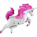 Foil Balloon 44" Supershape Pink Unicorn - Tiger Feet Ireland
