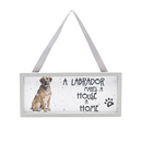 Waggy Tails Labrador Plaque - Tiger Feet Ireland