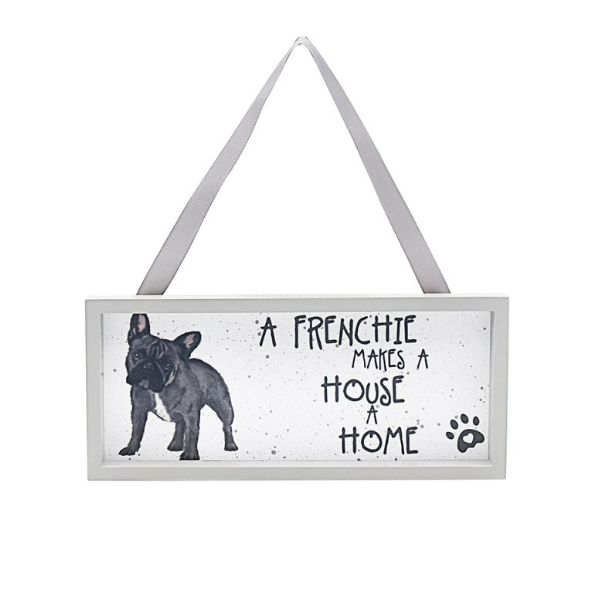 Waggy Tails Frenchie Plaque - Tiger Feet Ireland