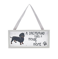 Waggy Tails Dachshund Plaque - Tiger Feet Ireland