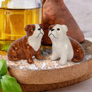 Bulldog Salt & Pepper Set - Tiger Feet Ireland