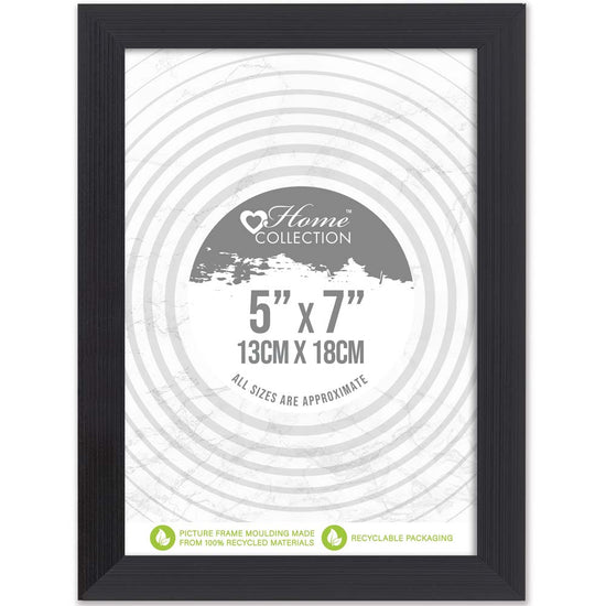 Frame Cambridge Glass 5x7in Black