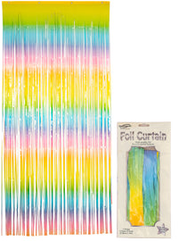 Foil Door Curtain Pastel Rainbow - Tiger Feet Ireland