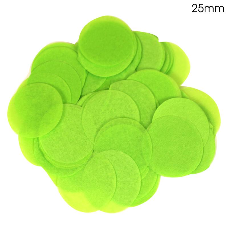 100g Tissue Paper Confetti Flame Lime Green - Tiger Feet Ireland