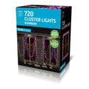 LED Cluster Lights 720 Rainbow