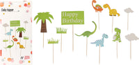 Cake Topper Set Colorfull Happy Birthday - Tiger Feet Ireland